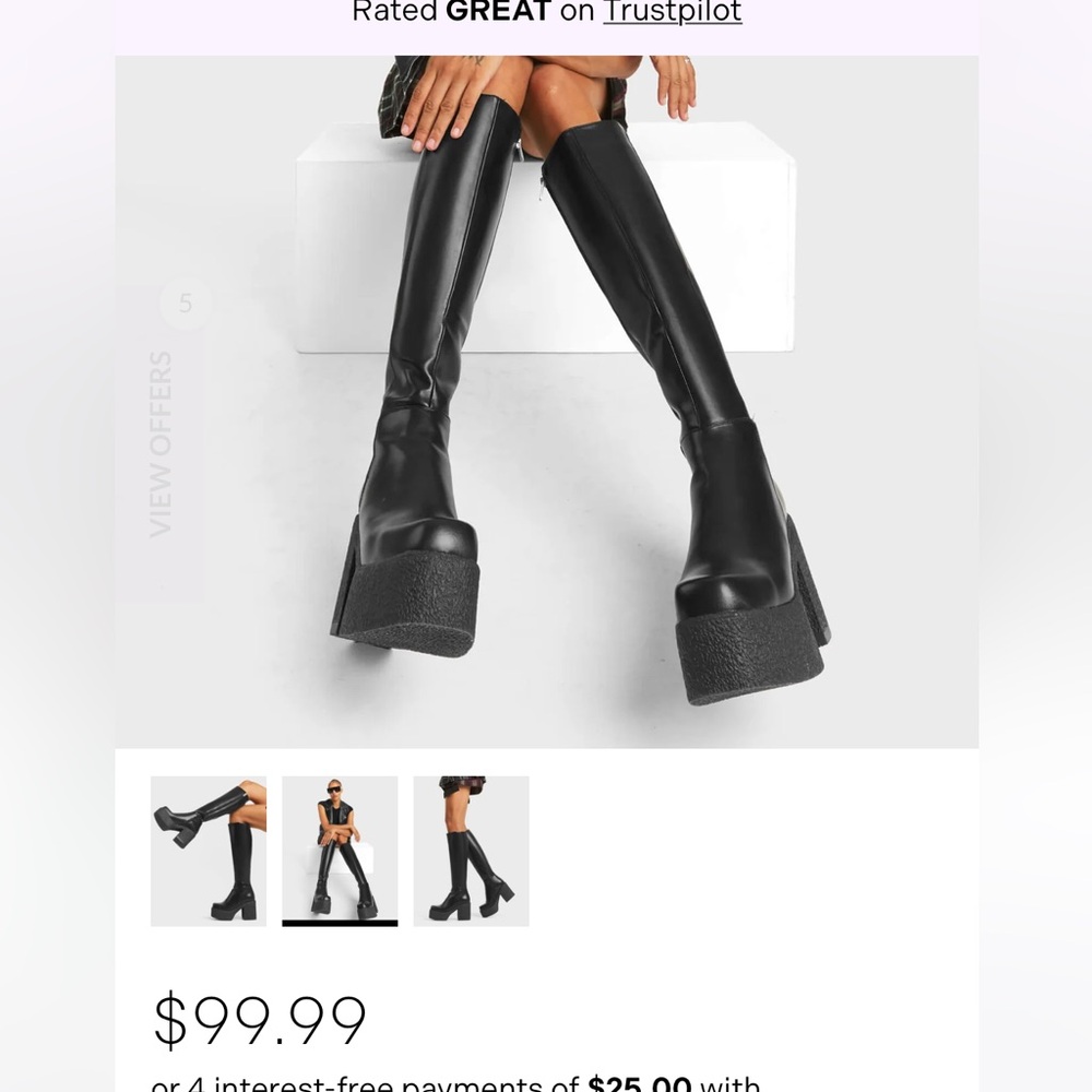 Lamoda Called Out Chunky Platform Boot - image 1